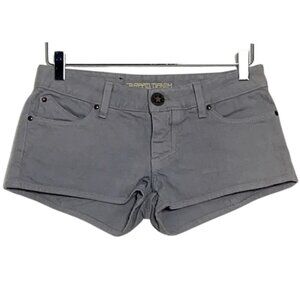 NEW Bread Denim Revolve Gray Jean Shorts w/ Back Pocket Zipper Detail Sz. 28